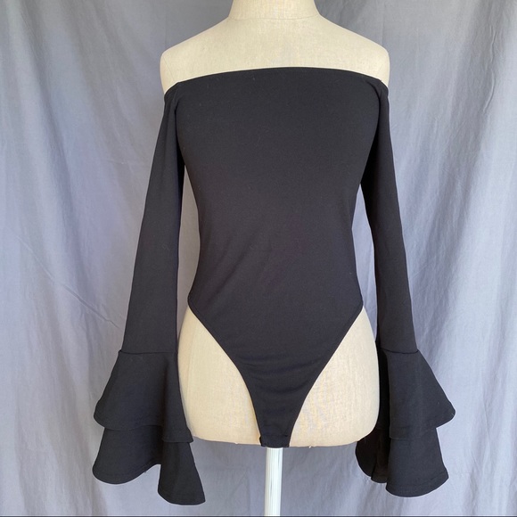 Bell Sleeve Bodysuit - Picture 1 of 4
